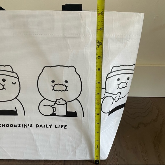 🇰🇷 KAKAO FRIENDS Choonsik’s Daily Life Reusable Bag 🇰🇷 춘식 카카오프렌스 - Picture 9 of 11